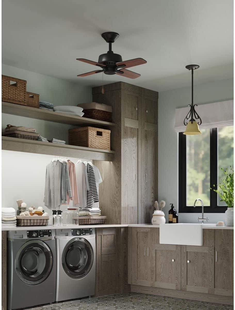 image:imageProgress Lighting 1Light MiniPendant Light Fixture BellShaped TeaColored Shade Torino Collection Forged Bronze P515377Forged Bronze
