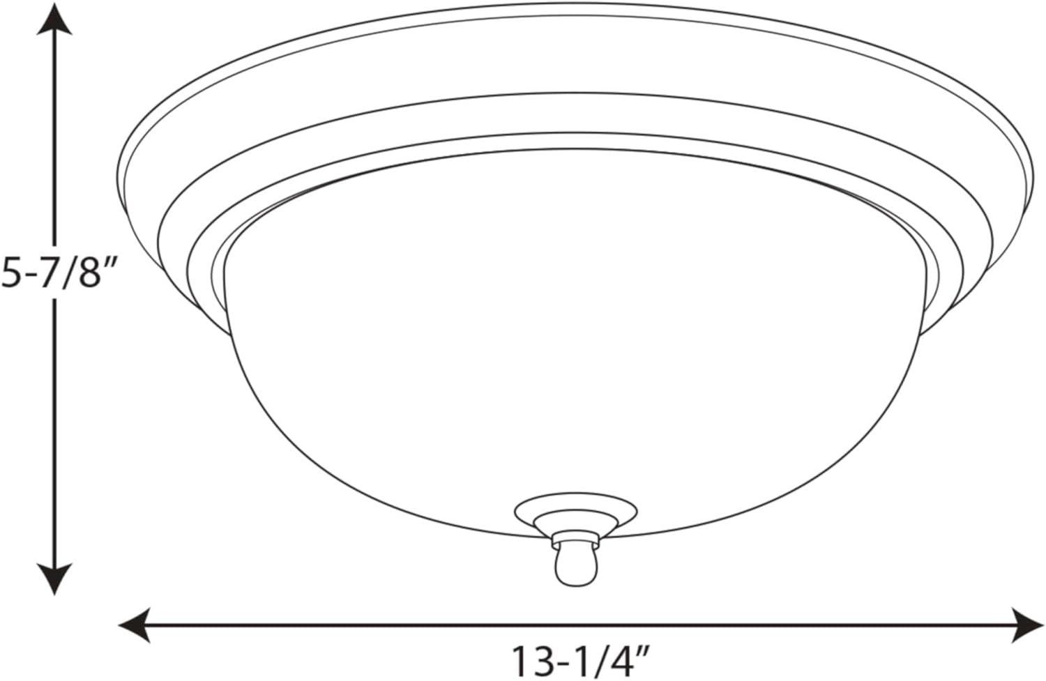 image:imageProgress Lighting 3Light Ceiling Light Flush Mount Ceiling Light Fixture for Interior Kitchen Lights Hallway Bedroom Living Room 1514Inch by 658Inch Brushed Nickel Alabaster Glass ShadePolished Chrome Etched Glass
