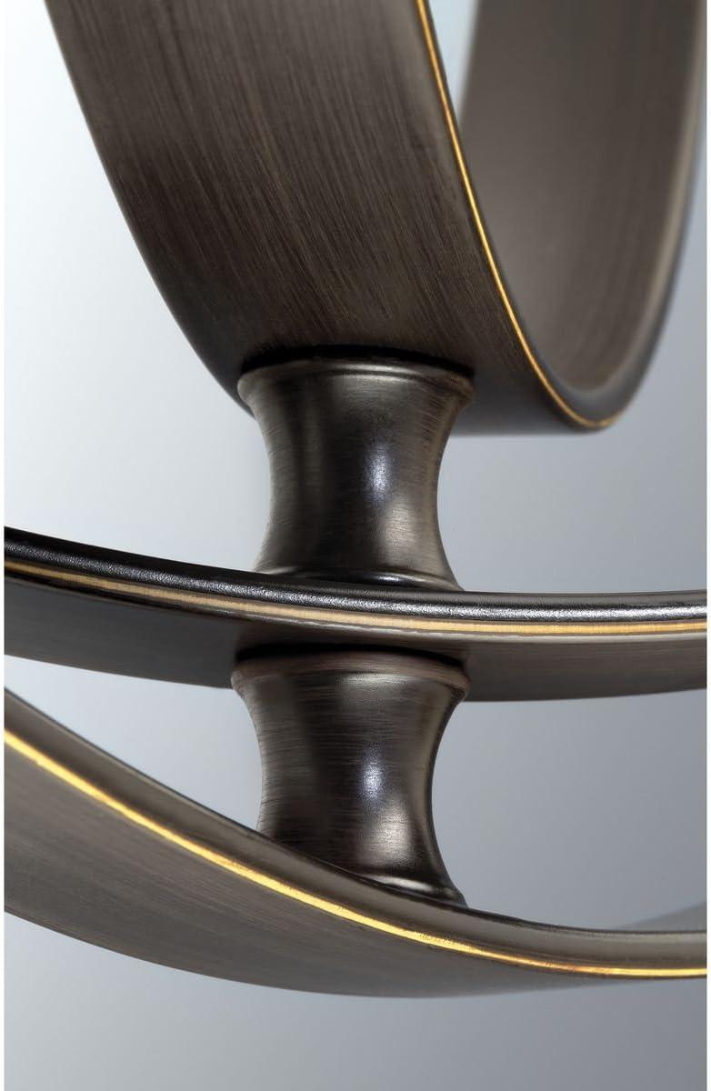 image:imageProgress Lighting 4Light Foyer Pendant Equinox Collection Indoor P3827126 Burnished SilverBronze