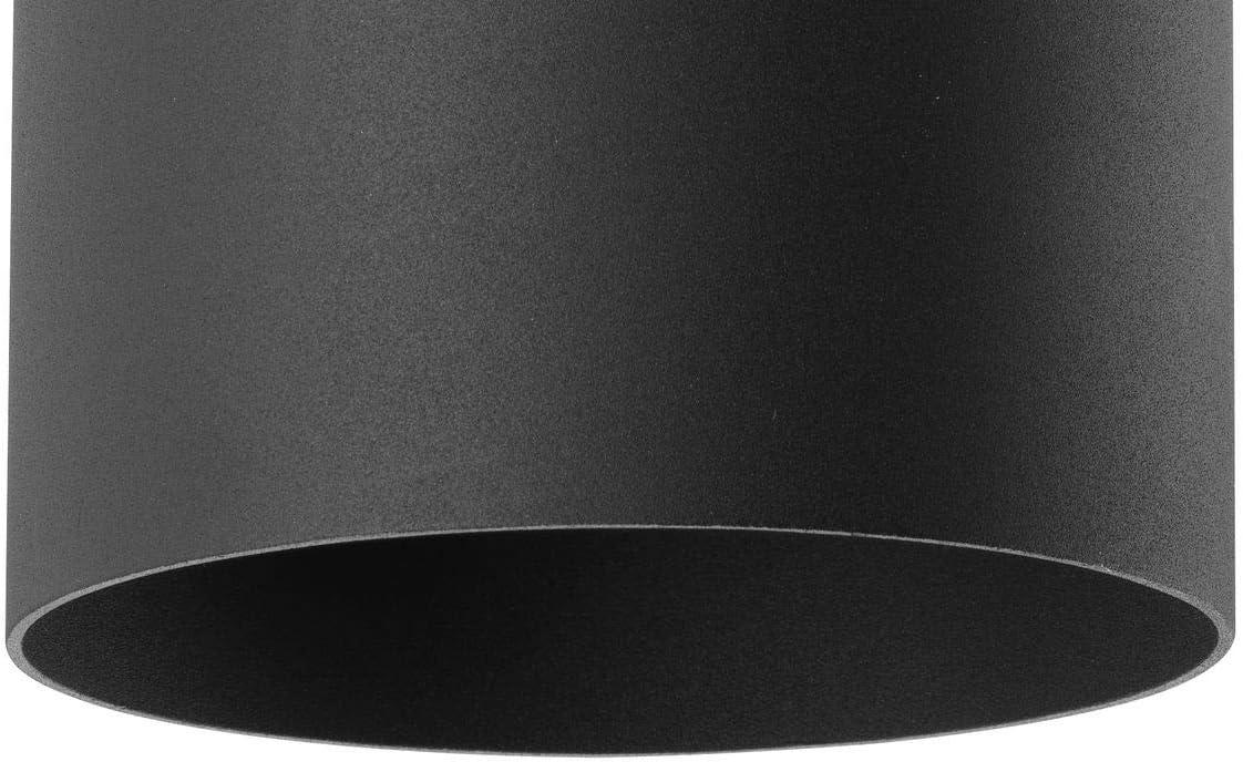 image:imageProgress Lighting 5Inch Cylinder Outdoor Ceiling Light 1Light Modern Flush Mount Ceiling Fixture Interior and Exterior Lighting for Home or Porch Aluminum Construction White P577430Black