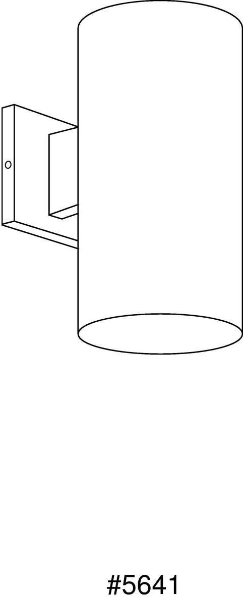 image:imageProgress Lighting 6Inch Cylinder Outdoor LED Wall Sconce 1Light Modern Wall Mount LED Light Interior and Exterior Lighting for Home or Porch Aluminum Black P56413130KBronze