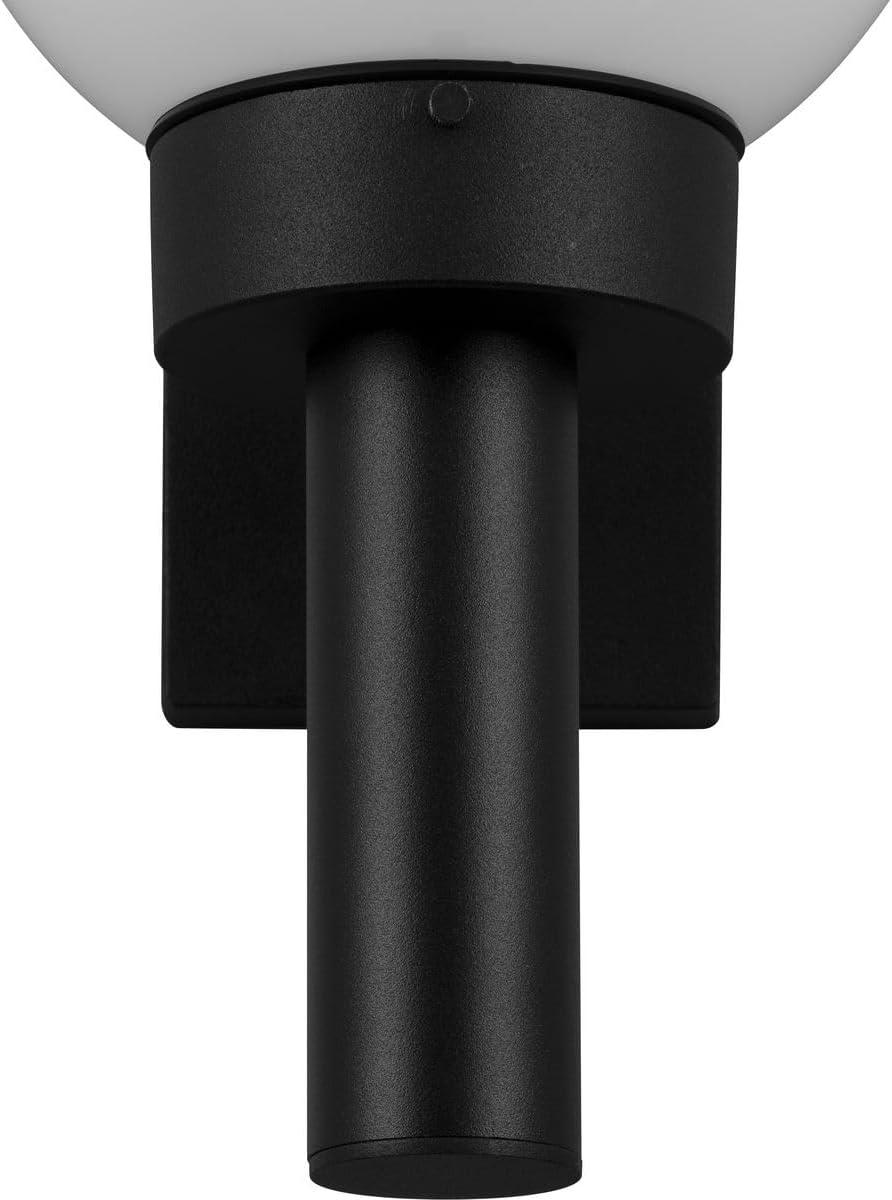 image:imageProgress Lighting Acrylic Globe 1Light ShatterResistant Acrylic Shade Modern Outdoor Wall Lantern Light Outdoor P562660 Matte Black