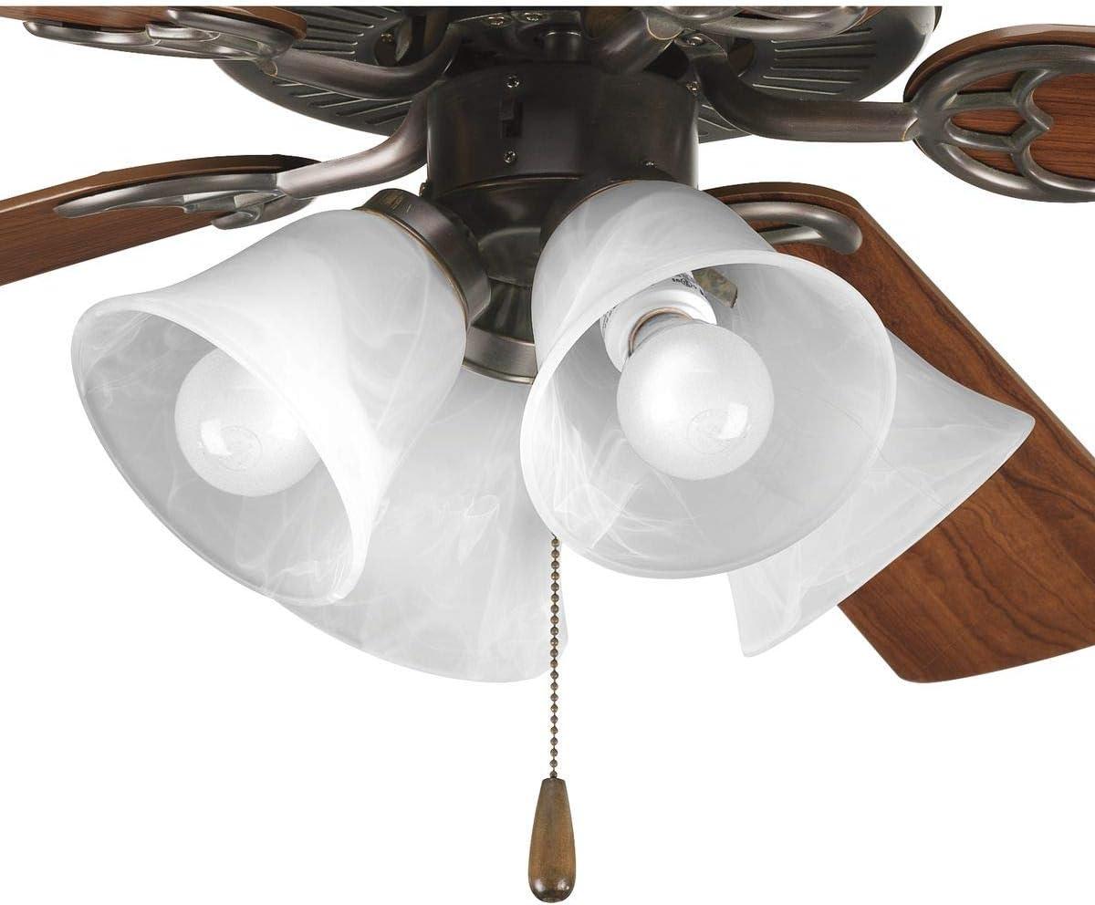 image:imageProgress Lighting AirPro Collection FourLight Ceiling Fan Light Brushed NickelAntique Bronze