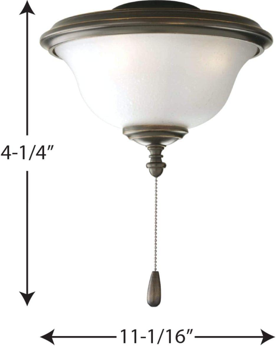image:imageProgress Lighting AirPro Collection FourLight Ceiling Fan Light Brushed NickelAntique Bronze