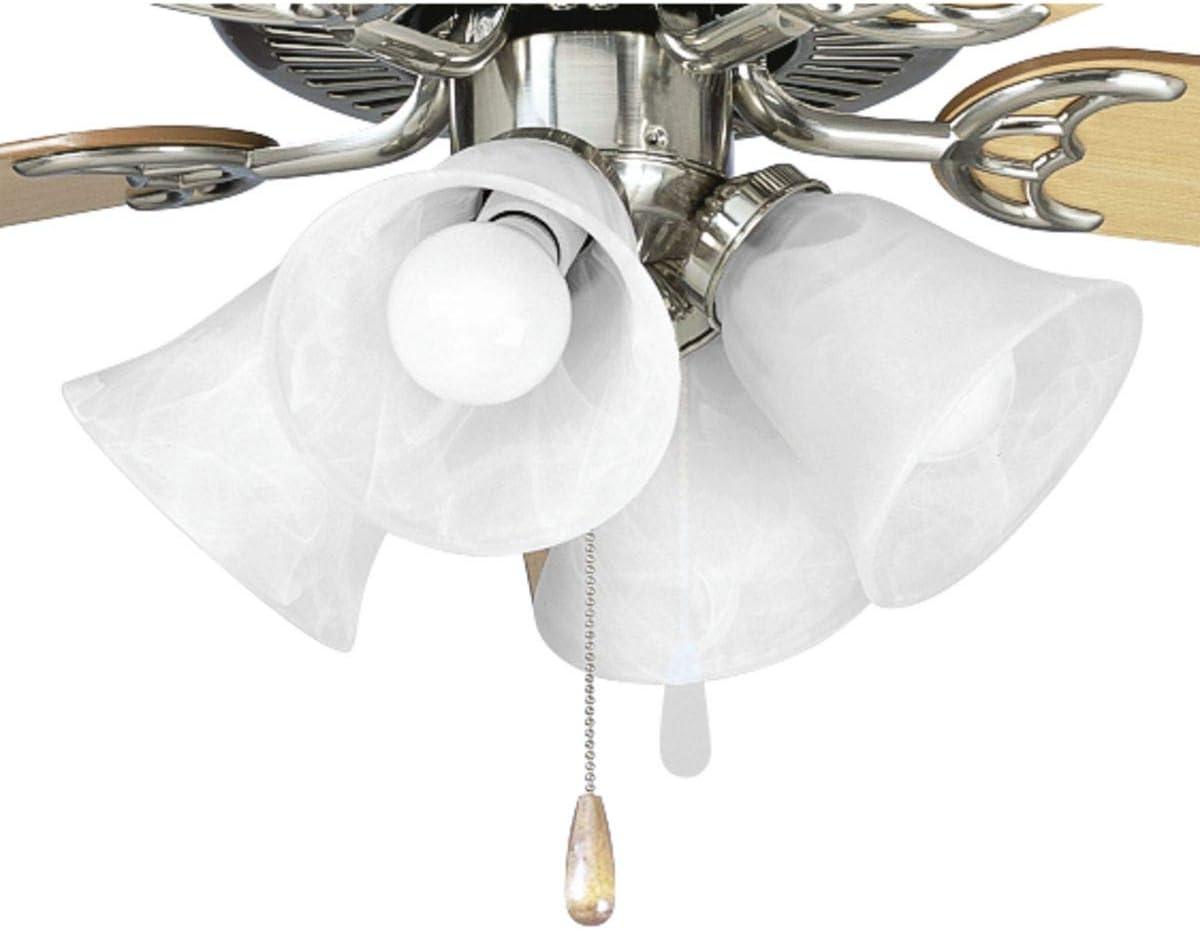 image:imageProgress Lighting AirPro Collection FourLight Ceiling Fan Light Brushed NickelBrushed Nickel