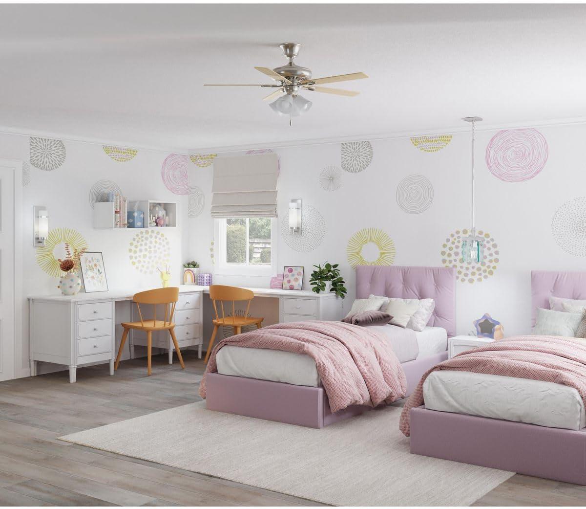 image:imageProgress Lighting AirPro Collection FourLight Ceiling Fan Light Brushed NickelBrushed Nickel