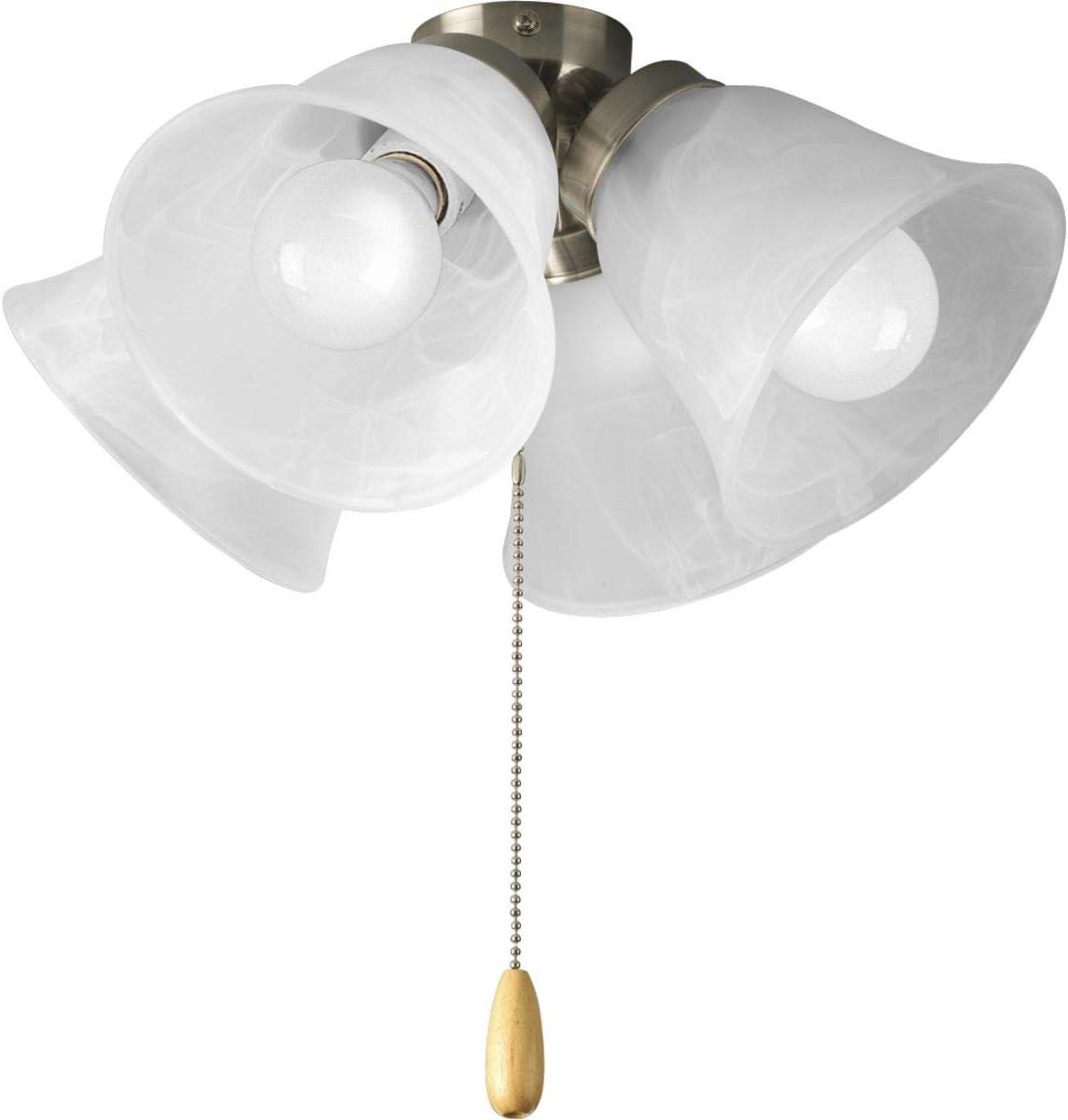 image:imageProgress Lighting AirPro Collection FourLight Ceiling Fan Light Brushed NickelBrushed Nickel