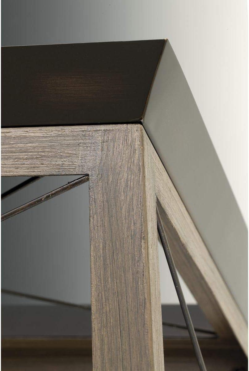 image:imageProgress Lighting Briarwood Collection 1Light Bleached Oak Farmhouse MiniPendant Light Galvanized 900x1000x1000Bronze