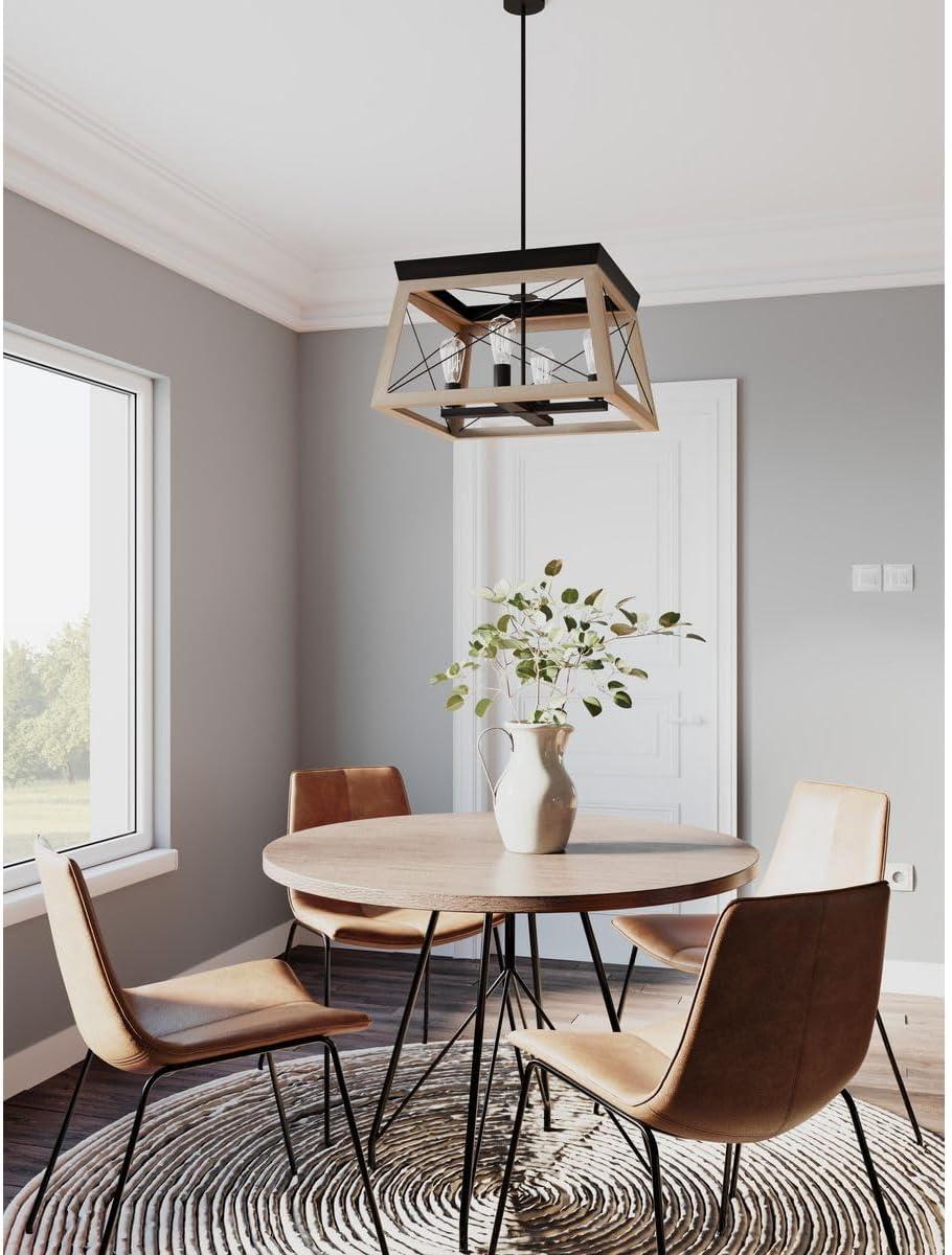 image:imageProgress Lighting Briarwood Collection 5Light Dining Room Light Fixture Farmhouse Style Modern Chandelier for Kitchen and Dining Room 38 by 9 Antique BronzeAntique Bronze