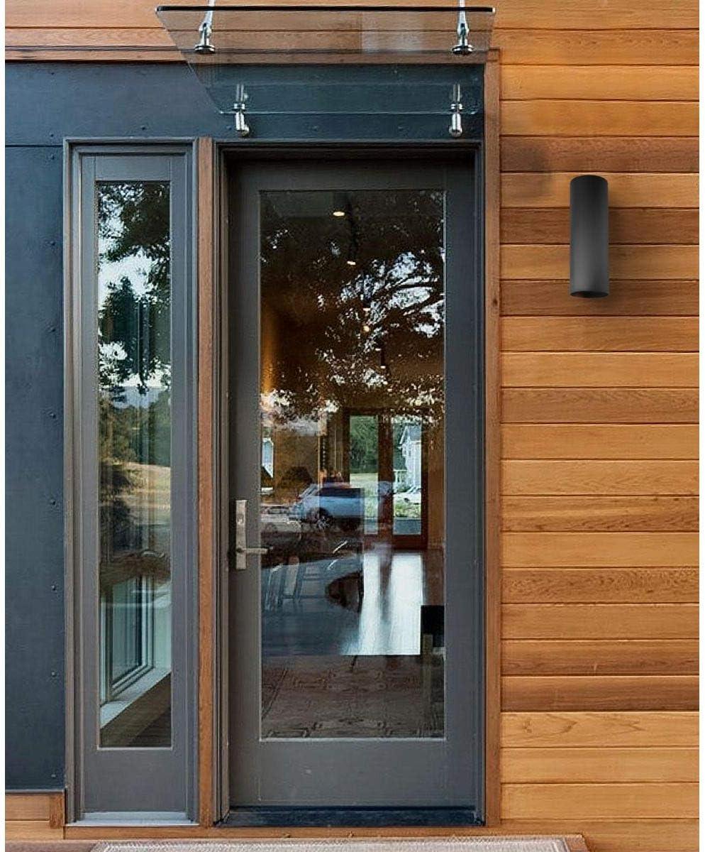 image:imageProgress Lighting Clear Glass Lens Collection Rim Coated Wet Location Outdoor Light Protection 6 Inch Round Black P860046031Black