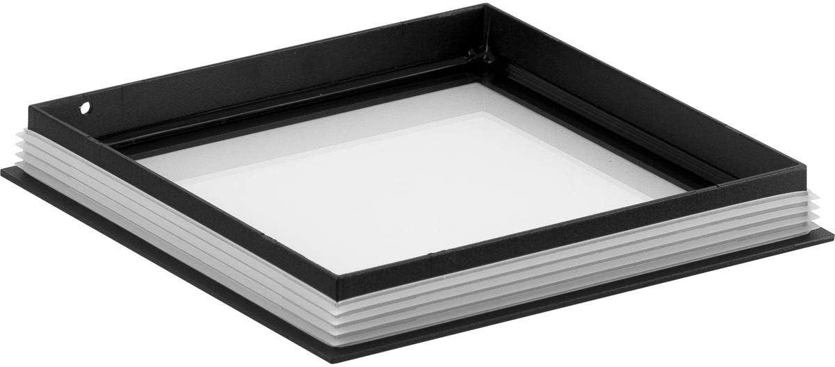 image:imageProgress Lighting Clear Glass Lens Collection Rim Coated Wet Location Outdoor Light Protection 6 Inch Round Black P860046031Black