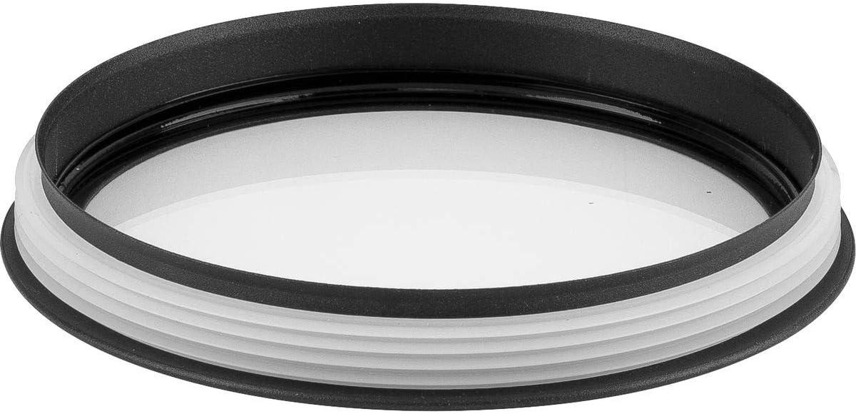 image:imageProgress Lighting Clear Glass Lens Collection Rim Coated Wet Location Outdoor Light Protection 6 Inch Round Black P860046031Black