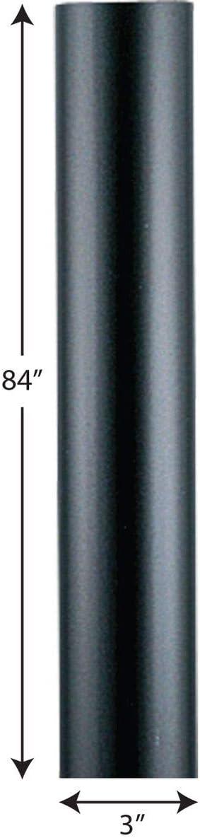 image:imageProgress Lighting Outdoor 7 Aluminum Post Matte BlackBlack