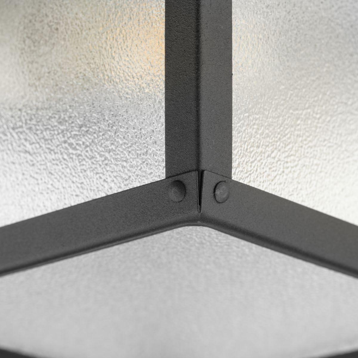 image:imageProgress Lighting P574431 NonMetallic Ceiling Light with 1Piece White Acrylic Diffuser BlackMatte Black