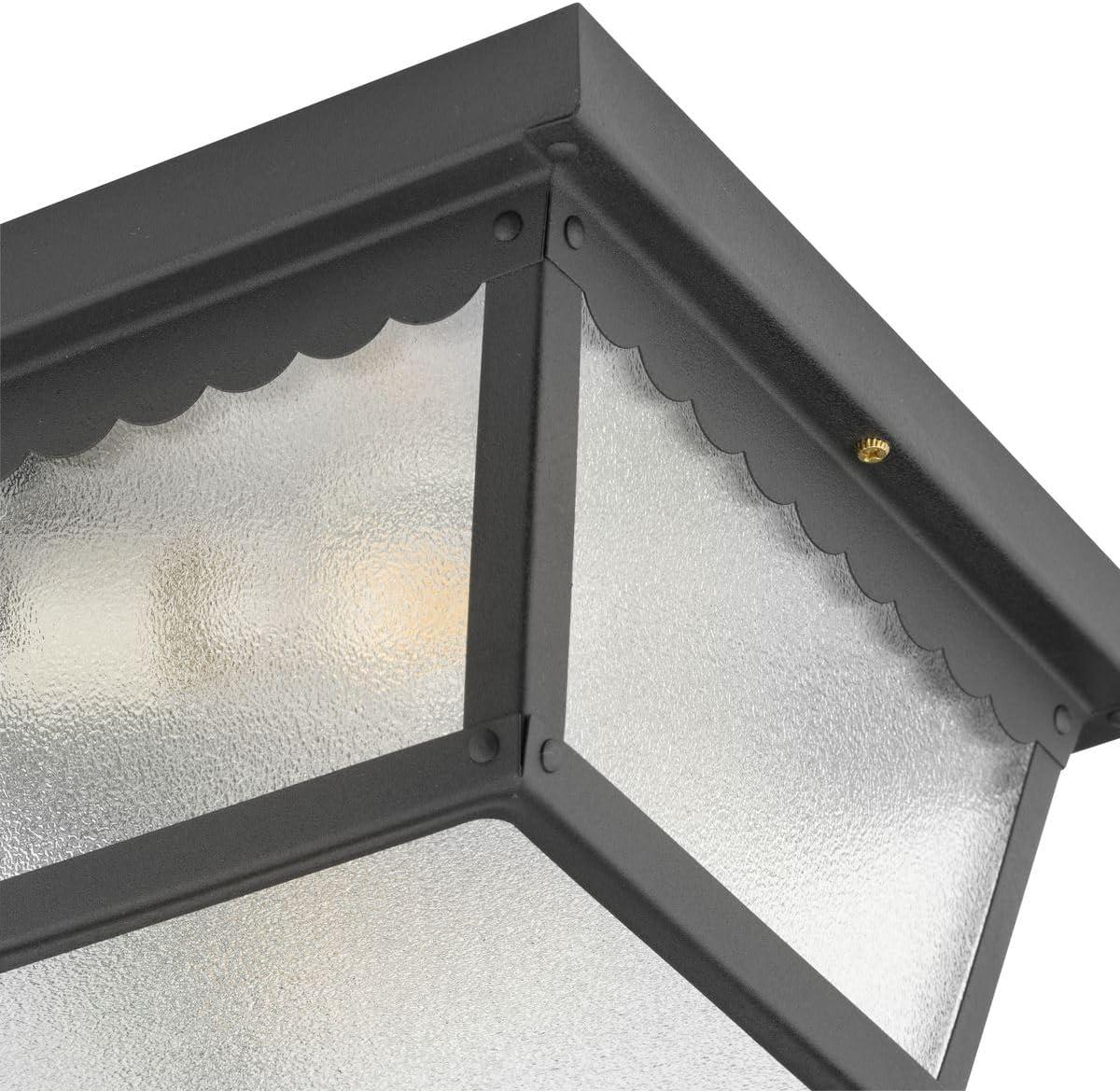 image:imageProgress Lighting P574431 NonMetallic Ceiling Light with 1Piece White Acrylic Diffuser BlackMatte Black