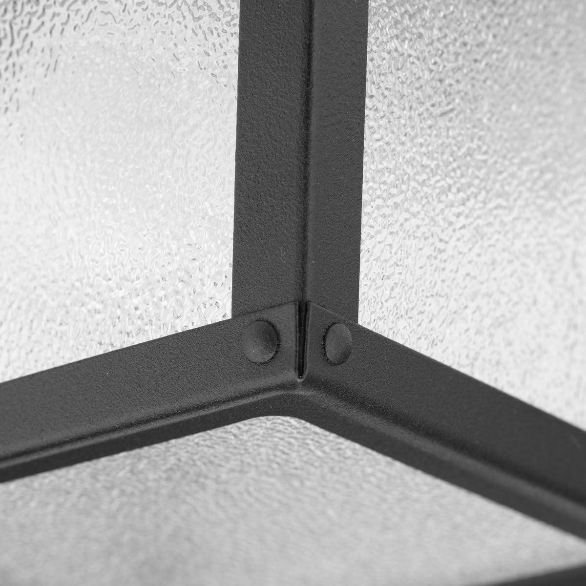 image:imageProgress Lighting P574431 NonMetallic Ceiling Light with 1Piece White Acrylic Diffuser BlackMatte Black