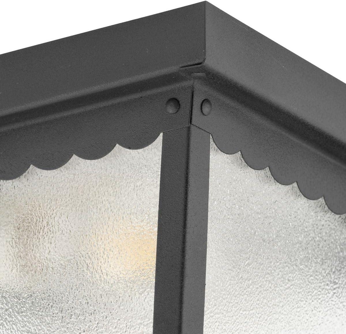 image:imageProgress Lighting P574431 NonMetallic Ceiling Light with 1Piece White Acrylic Diffuser BlackMatte Black