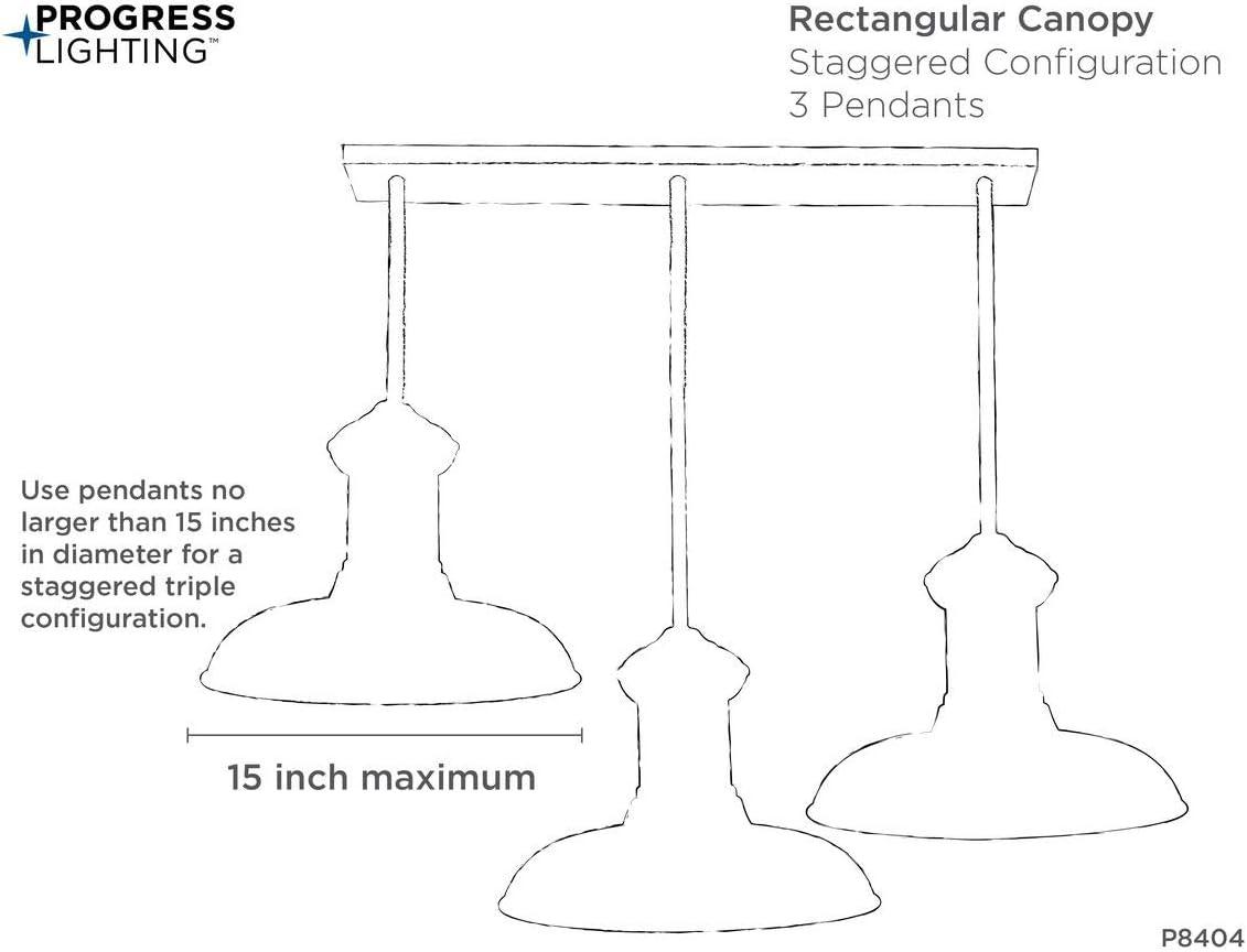 image:imageProgress Lighting P840420 TraditionalCasual Canopy Accessory Antique Bronze 075x2325x425Bronze