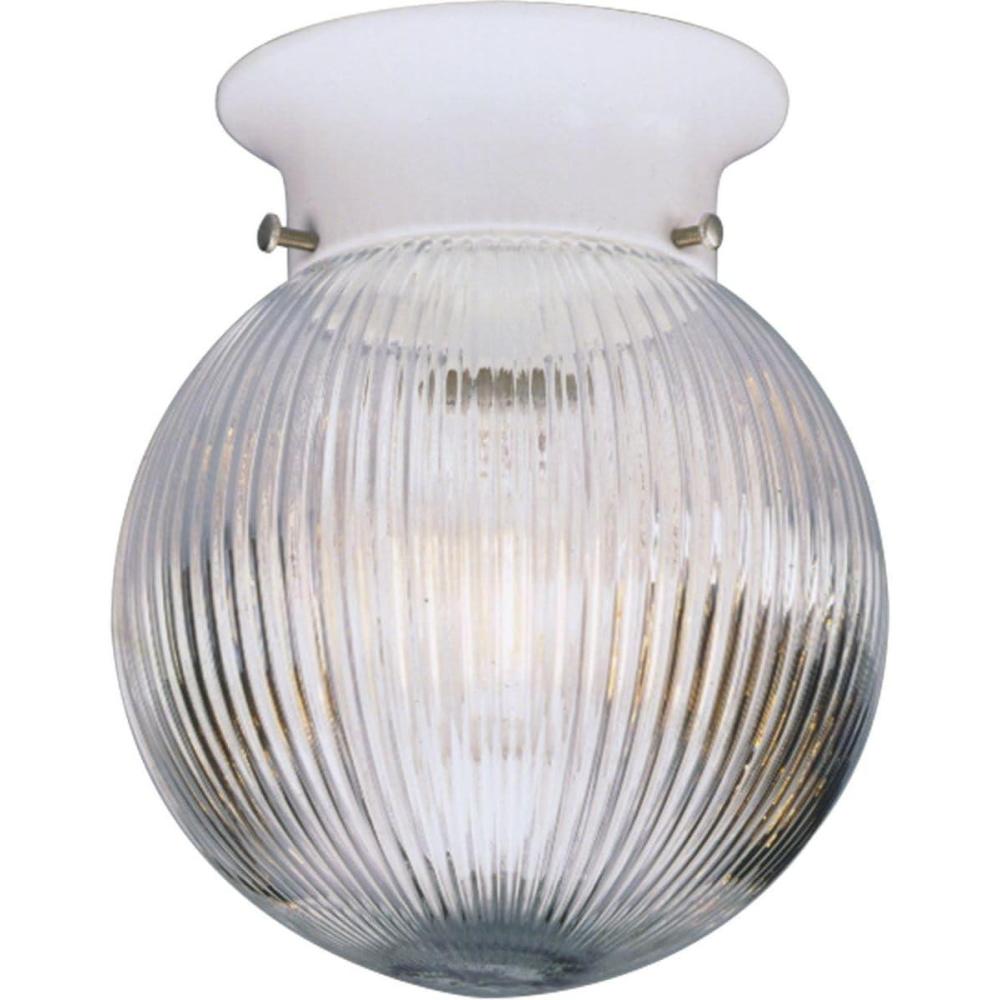 image:imageProgress Lighting 1Light Glass Globe 638 ClosetoCeiling Indoor P359920 Antique BronzeWhite