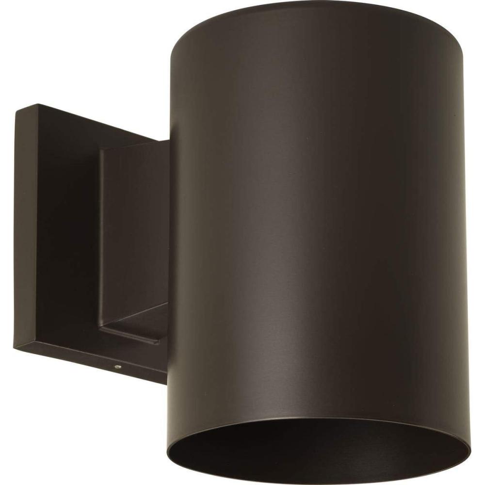 image:imageProgress Lighting 5Inch Cylinder Outdoor Wall Sconce 1Light Modern Wall Mount Light Interior and Exterior Lighting for Home or Porch Aluminum Construction Antique Bronze P567420Antique Bronze