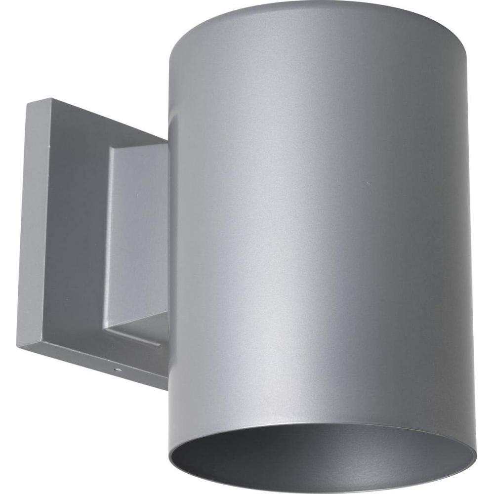 image:imageProgress Lighting 5Inch Cylinder Outdoor Wall Sconce 1Light Modern Wall Mount Light Interior and Exterior Lighting for Home or Porch Aluminum Construction Antique Bronze P567420Metallic Gray