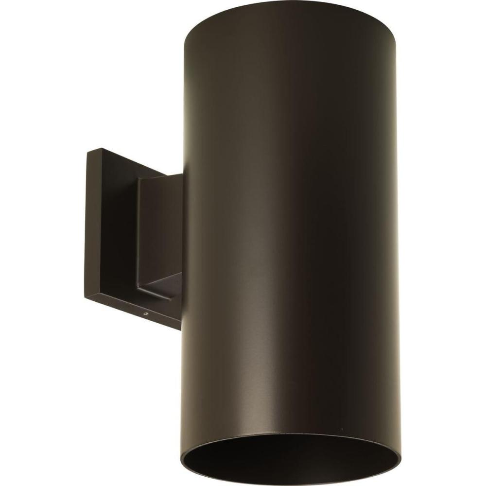 image:imageProgress Lighting 6Inch Cylinder Outdoor LED Wall Sconce 1Light Modern Wall Mount LED Light Interior and Exterior Lighting for Home or Porch Aluminum Black P56413130KBronze