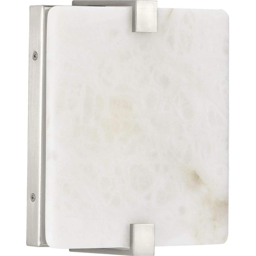 image:imageProgress Lighting LED Alabaster Stone Black ADA Wall Sconce 850x800x800Nickel