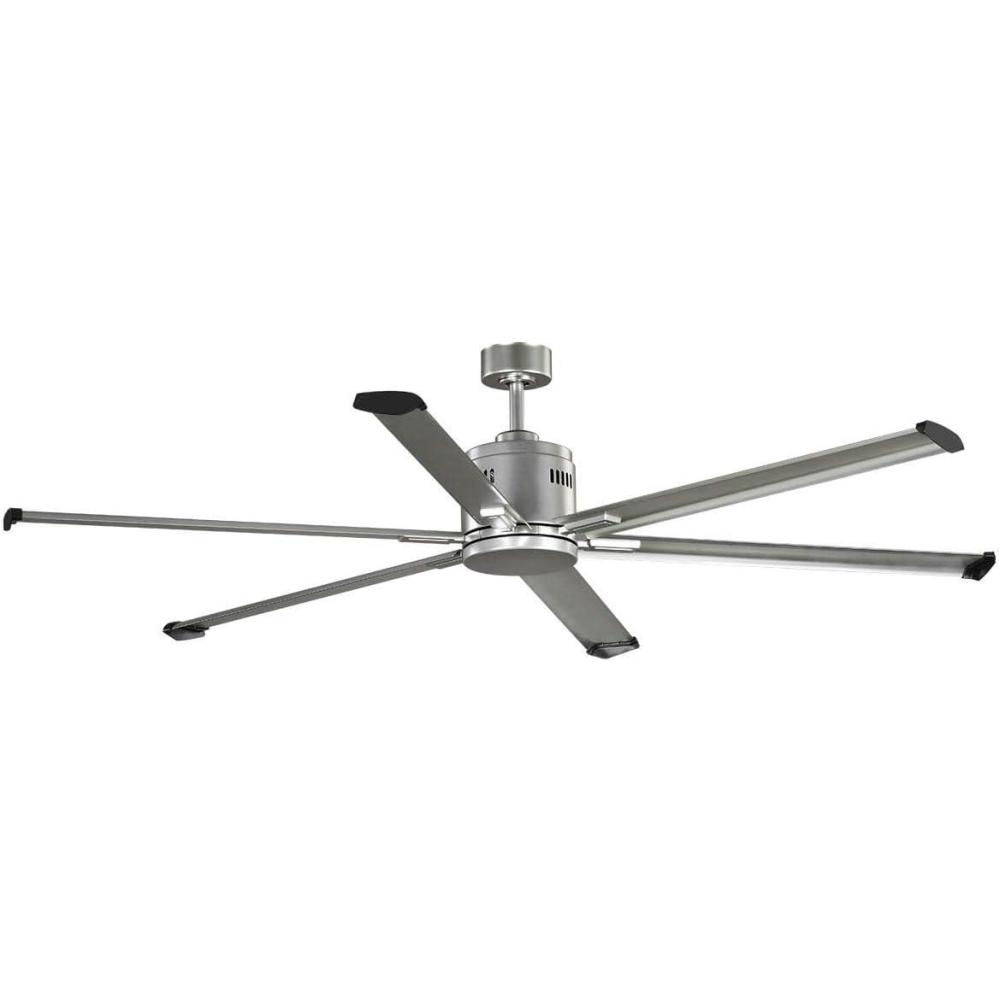 image:imageProgress Lighting P250017152 Dual Mount Ceiling Fan IndoorOutdoor Nickel with Wall Control 72Inch