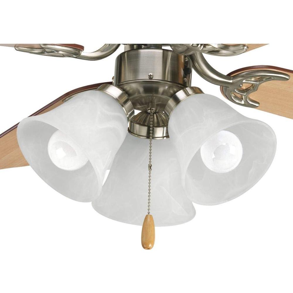 image:imageProgress Lighting P260020WB Fan Light Kit BrownBrushed Nickel