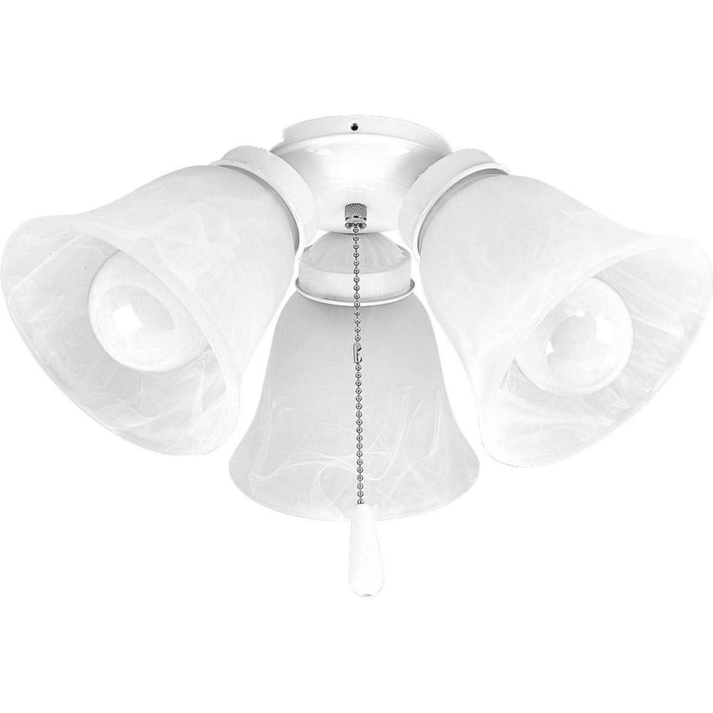 image:imageProgress Lighting P260020WB Fan Light Kit BrownWhite