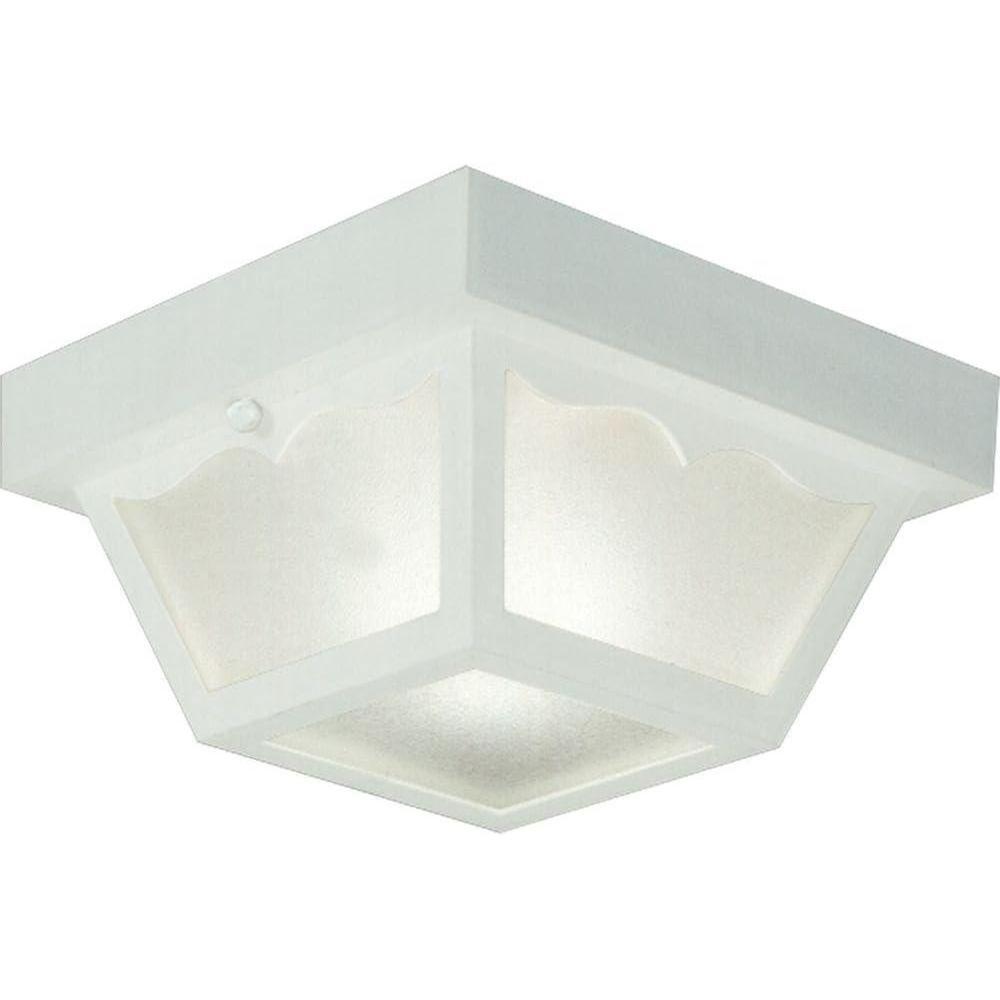 image:imageProgress Lighting P574431 NonMetallic Ceiling Light with 1Piece White Acrylic Diffuser BlackWhite