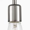 Progress Lighting 1-Light Clear Glass Farmhouse Pendant Light, Penn Collection, Indoor, P5328-104, Polished Nickel(Nickel)