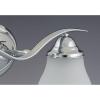 Progress Lighting 3-Light Etched Glass Traditional Bath Vanity Light, Trinity Collection, Indoor, P3192-09, Brushed Nickel(Chrome)