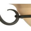 Progress Lighting 3-Light Foyer Pendant, Torino Collection, Indoor, P3843-09, Brushed Nickel(Bronze)