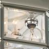 Progress Lighting 4-Light Beveled Glass 11-1/8″ Close-to-Ceiling, Indoor, P5789-20, Antique Bronze(Nickel)