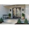 Progress Lighting 6-Inch Aluminum Outdoor Up/Down Wall Lantern Light, Square Collection, Matte Black, P5644-31(White)