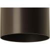 Progress Lighting 6-Inch Cylinder Outdoor LED Wall Sconce, 1-Light Modern Wall Mount LED Light, Interior and Exterior Lighting for Home or Porch, Aluminum, Black (P5641-31/30K)(Bronze)