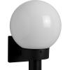 Progress Lighting Acrylic Globe 1-Light Shatter-Resistant Acrylic Shade Modern Outdoor Wall Lantern Light, Outdoor, P5626-60, Matte Black