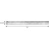 Progress Lighting AirPro Ceiling Fan Downrod, 3/4-Inch Diameter x 24-Inch Height, Compatible with AirPro Fans, Easy Installation, Ideal for 11- to 12-Foot Ceilings, Forged Black(Galvanized Finish)