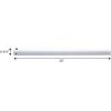 Progress Lighting AirPro Ceiling Fan Downrod, 3/4-Inch Diameter x 24-Inch Height, Compatible with AirPro Fans, Easy Installation, Ideal for 11- to 12-Foot Ceilings, Forged Black(White)