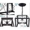 Progress Lighting Briarwood Collection 1-Light Bleached Oak Farmhouse Mini-Pendant Light, Galvanized, 9.00×10.00×10.00(Ceruse Black)