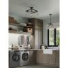 Progress Lighting Briarwood Collection 1-Light Bleached Oak Farmhouse Mini-Pendant Light, Galvanized, 9.00×10.00×10.00(Galvanized)