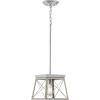Progress Lighting Briarwood Collection 1-Light Bleached Oak Farmhouse Mini-Pendant Light, Galvanized, 9.00×10.00×10.00(Galvanized)