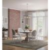 Progress Lighting Briarwood Collection 5-Light Dining Room Light Fixture, Farmhouse Style Modern Chandelier for Kitchen and Dining Room, 38″ by 9″, Antique Bronze(Galvanized Finish)
