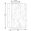 Progress Lighting LED Alabaster Stone Black ADA Wall Sconce 8.50×8.00×8.00(Black)