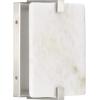 Progress Lighting LED Alabaster Stone Black ADA Wall Sconce 8.50×8.00×8.00(Nickel)