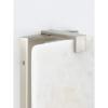 Progress Lighting LED Alabaster Stone Black ADA Wall Sconce 8.50×8.00×8.00(Nickel)