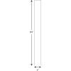 Progress Lighting Outdoor 7′ Aluminum Post Matte Black(Bronze)