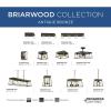 Progress Lighting P500178-020 Briarwood Hall & Foyer, Bronze(Antique Bronze)