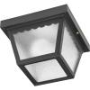 Progress Lighting P5744-31 Non-Metallic Ceiling Light with 1-Piece White Acrylic Diffuser, Black(Matte Black)